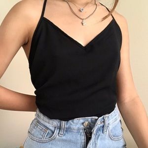super cute black tank